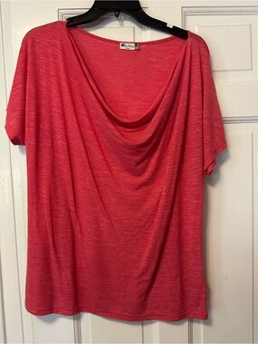 Gorgeous Breezy Pink Draped Top